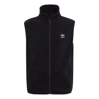 adidas Adicolor 3-Stripes Fleece Vest Black HK7392