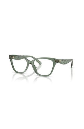 Tory Burch 51mm Cat Eye optical glasses in Green at Nordstrom