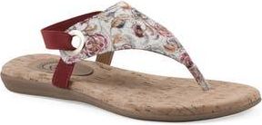 White Mountain Lifeway Slingback Sandal in Blush/Floral/Fab at Nordstrom Rack, Size 8.5