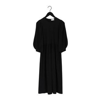 Catwalk Junkie Dr Moon Midi Jurk - Dames - Jurken - Zwart - Maat: XS
