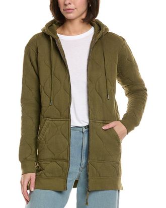 Horizon Horizon Garment-Dyed Onion Quilted French Terry Jacket