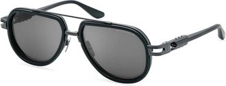 Dita Eyewear Zwart IJzer Zwart/Grijs Zonnebril - unisex - Zonnebrillen - Zwart - 59 MM - Accessoires