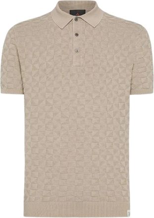 Peuterey Keirin Polo Shirt - Heren - Polos - Beige - M - Katoen - Tops