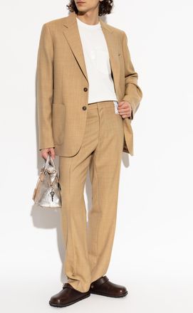 Maison Margiela Wool Blazer, Mens, Brown