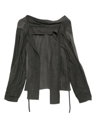 Our Legacy Blusa con nodo - Grigio