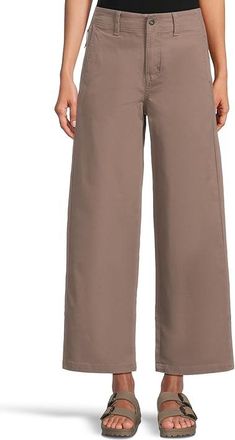 Columbia Roc Wide Leg Pant Womens Casual Pants Iron : 14 S, Cotton/Elastane