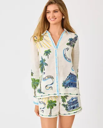 Lilly Pulitzer 5 Croix Linen Short
