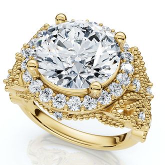 Pompeii3 Certified 3 1/3Ct Diamond Engagement Ring 14k Gold or Platinum Lab Grown