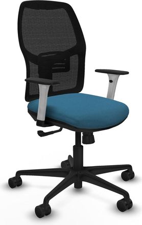 Piqueras y Crespo Silla De Oficina Piqueras Y Crespo Alfera Blanco Soporte Lumbar