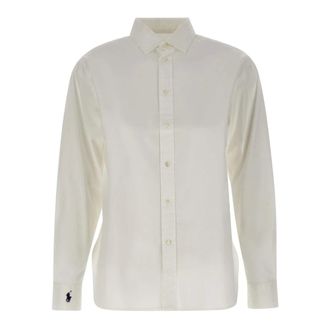 Polo Ralph Lauren Oversize Fit Cotton Shirt - female - Polo Ralph Lauren - Shirts - White - XS - Blouses & Shirts