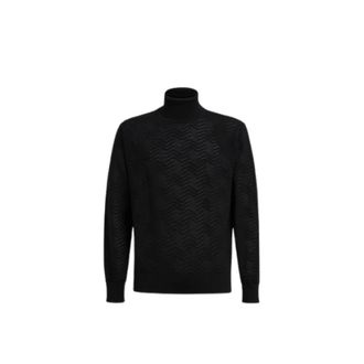 Missoni Heren, Truien, Zwart, Maat: XL Wol