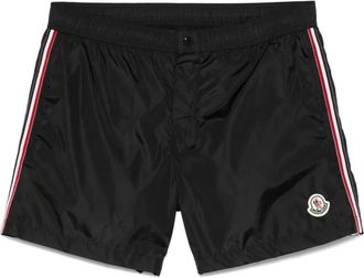 Moncler Costume da bagno a righe - Nero