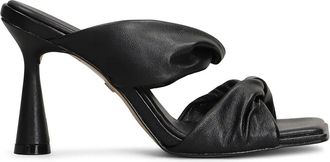 Carrano Mules in pelle 100mm - Nero