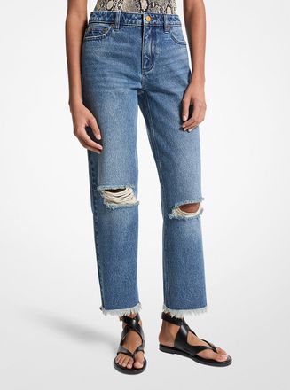 Michael Kors Distressed Denim Jeans