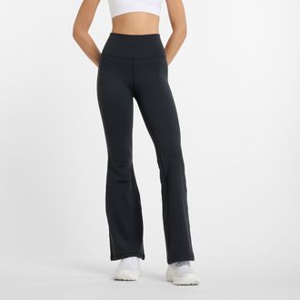 New Balance Yogahose NEW BALANCE NB Harmony Flare Pant BLACK, Damen, Gr. XXL, N-Gr, schwarz (schwarz (001)), Obermaterial: 78% Polyester, 22% Elasthan, Hosen Yoga