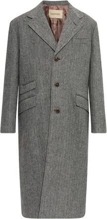 Valentino Garavani Hombre, Abrigos, Gris, Talla: L