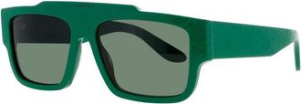 Gucci Mens Green Rectangular Sunglasses GG1517S 003 54