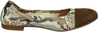 Donna Carolina Schoenen, Dames, Bruin, 39 1/2 EU, Leer, Ballerina 57170402