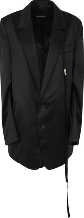 Ann Demeulemeester Slouchy Jacket - Dames - Blazers - Zwart - 2XS - Jassen