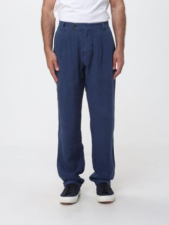 MC2 Saint Barth Pantaloni chino in lino con chiusura decentrata