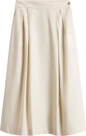 Woolrich Cotton Poplin Skirt with Pockets