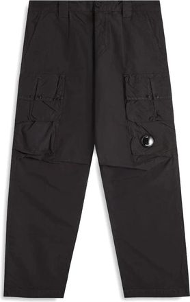 C.P. Company Nylon Cargo Broek met Meerdere Zakken - Heren - Straight fit broeken - Zwart - 2XL - Nylon - Broeken