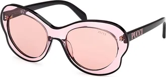 Pucci Emilio Pucci EP0221 74S Womens Sunglasses Pink Size 54
