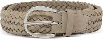 Orciani Riemen Beige - Heren - Riemen - Beige - 100 CM - Leer - Accessoires