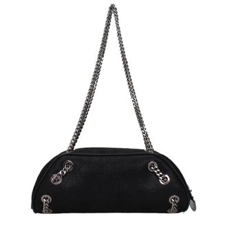 Stella McCartney Stella McCartney Damens Falabella Bowling Umh&auml;ngetasche Eco Wildleder Schwarz