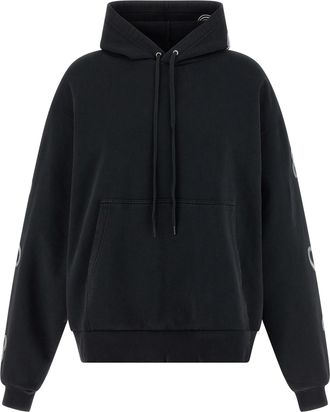 Balenciaga Black Cotton Womens Hoodie