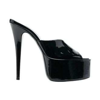 PARIS TEXAS Schoenen, Dames, Zwart, 37 EU, Leer, Marina Mule