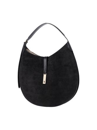 Polo Ralph Lauren Womens Bags Black Cow Suede