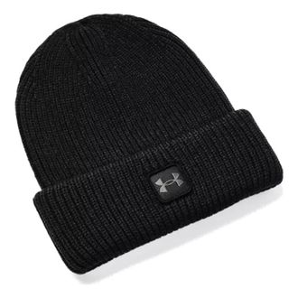 Under Armour ColdGear Infrared Halftime Ribbed Beanie Black 1373092-001