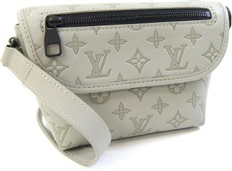 Louis Vuitton Monogram Shadow Sand Monogram Shadow Shoulder Bag (Pre-Owned)