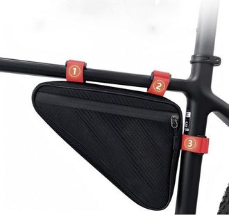OEM Bolsa Triangular Para Sill&iacute;n De Bicicleta Negra