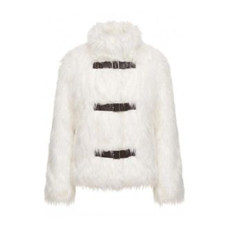 Cesare Gaspari Wolf Jacket - Jackets - Mujer - Blanco - S