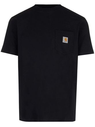 Carhartt Work in Progress With Applied Pocket T-Shirt Nero-Uomo