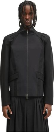 Ader Error Product 17 Zip-up Jacket - Heren - Zomerjassen - Zwart - L - Leer - Jassen