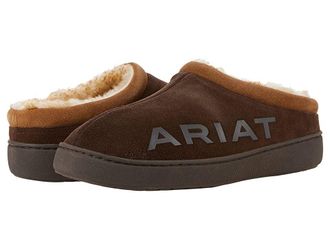 Ariat Ariat Logo Hooded Clogs Mens Shoes Chocolate : 9 D - Medium, Leather