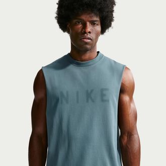 Nike Mens N.A.C. Dri-FIT Training Tank Top in Grey | IF2797-382