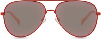 Polaroid PLD 6187/S Polarized C9A/JQ Mens Sunglasses Red Size 60