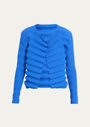 Issey Miyake Spring Plisse Cardigan