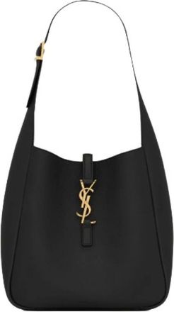 Saint Laurent Le 5 &agrave; 7 Schoudertas - Dames - Tassen - Zwart - Maat: ONE Size Leer