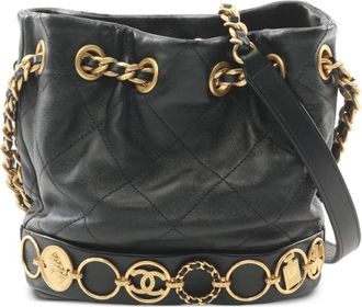 Chanel Borsa a secchiello matelassé 2021 - Nero