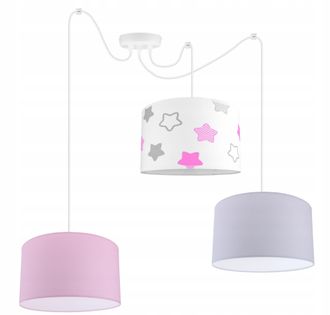 OEM L&aacute;mpara De Techo Infantil Colgante Loft, Pantalla Ara&ntilde;a