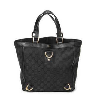 Gucci Pre-owned Womens Small Abbey D-Ring Tote Handbag - Black - One Size