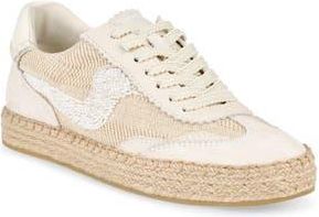 Dolce Vita Notice Beaded Mesh Espadrille Sneaker in Natural Multi Burlap at Nordstrom Rack, Size 8.5