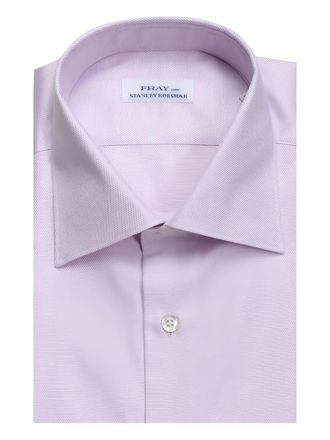 Fray textured shirt - Purple