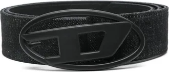 Diesel Oval D Leather Belt