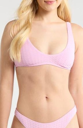 Roxy Haleiwa Bralette Bikini Top in Lilac Sach at Nordstrom Rack, Size X-Large
